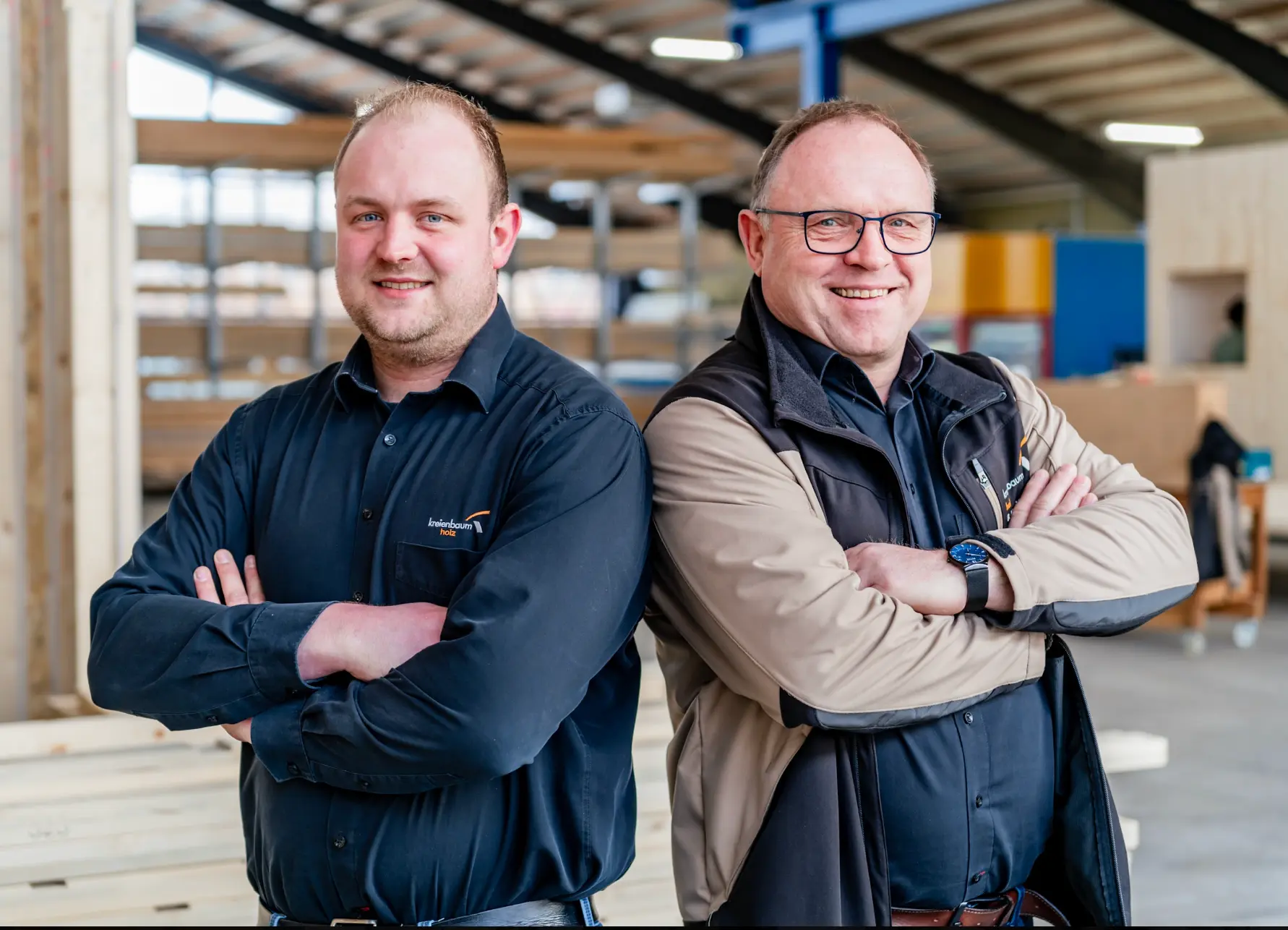 Burkhard und Lukas Naschert, Geschäftsführer von KH-Dachtechnik
